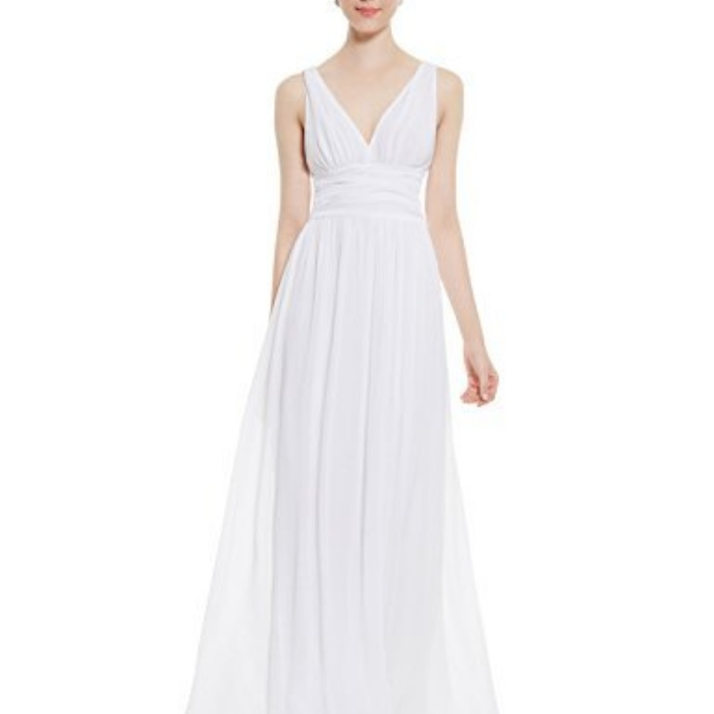 Ever Pretty Sleeveless V-Neck Semi-Formal Maxi